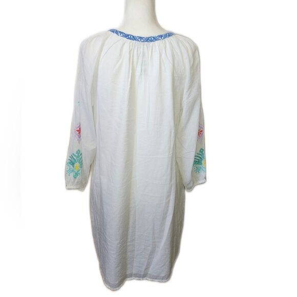 Tommy Bahama, 100% Cotton, Lined, Embroidered, V-neck, Swim Cover Up, S - Picture 8 of 16